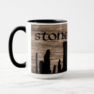 Stone Kramare Distress "wood" Mugg