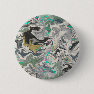 Stone Marbling with Turquoise Veins 2 1/4" Round Knapp