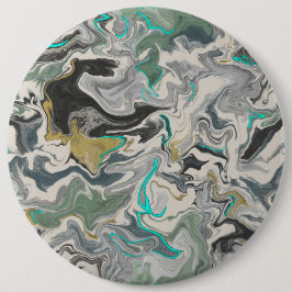 Stone Marbling with Turquoise Veins 6" Round Knapp