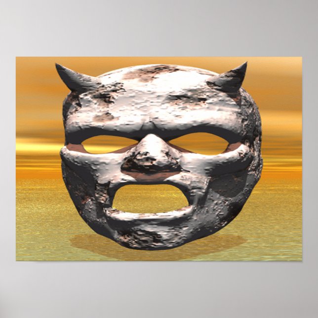 Stone-mask Poster (Framsidan)