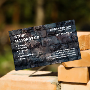 Stone Masonry Company Visitkort