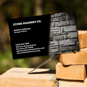 Stone Masonry Company Visitkort