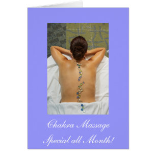 Stone Massage Hälsningskort