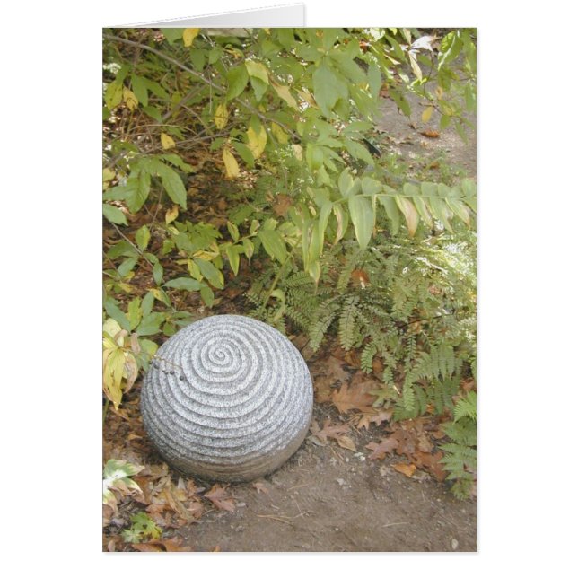 Stone Maze of Think Hälsningskort (Framsidan)