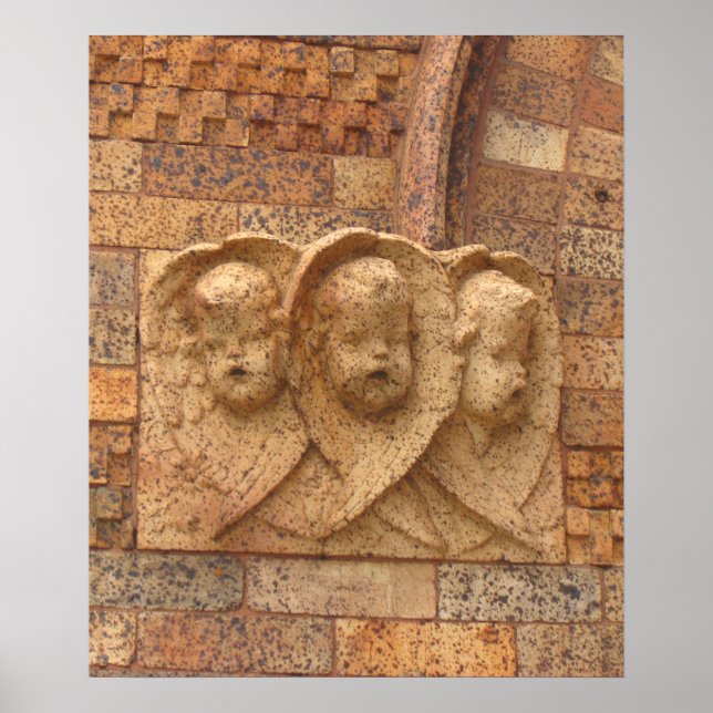 Stone Medborgare tre granitspädbarn Poster (Framsidan)