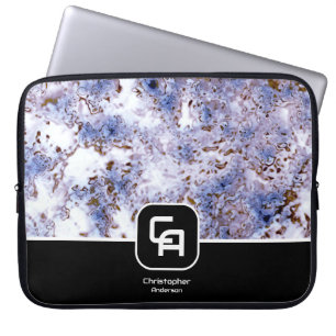 Stone Monogram Marine Laptop Fodral
