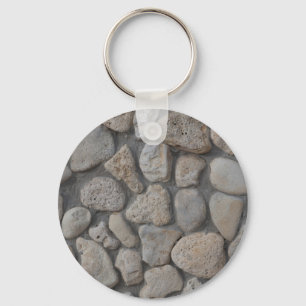 Stone mönster nyckelring