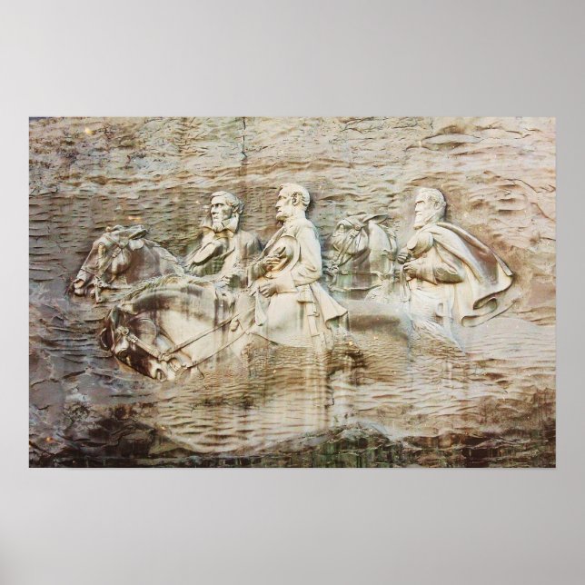 Stone Mountain Carving, Georgien Poster (Framsidan)