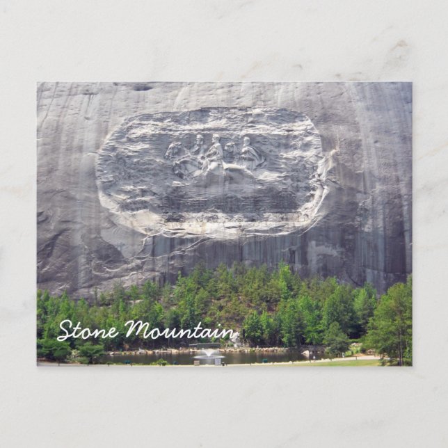 Stone Mountain Carving Stone Mountain Georgia 2 Vykort (Framsida)