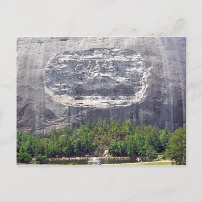 Stone Mountain Carving Stone Mountain Georgia 2 Vykort (Framsida)