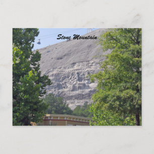Stone Mountain Carving, Stone Mountain Georgia Vykort
