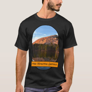 Stone Mountain GA solnedgång på berget i överstorl T Shirt