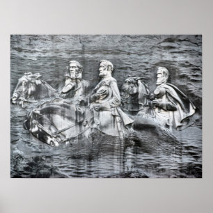 Stone Mountain Georgia-minnesmärke Poster