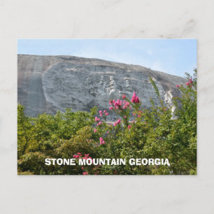 Stone Mountain Georgia Monument i Confederacy Vykort