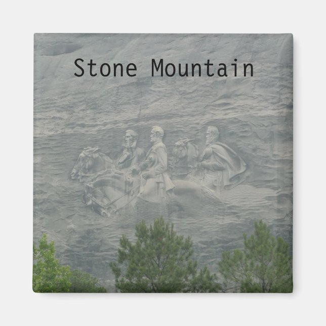 Stone Mountain Georgia Mural Photo Magnet (Framsidan)