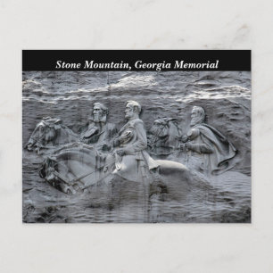 Stone Mountain Georgia Park Memorial Vykort