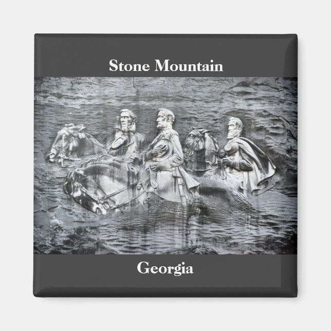 Stone Mountain, Georgien Magnet (Framsidan)