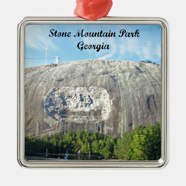 Stone Mountain Park, Georgia Julgransprydnad Metall (Framsidan)