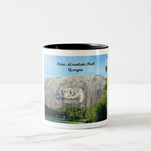 Stone Mountain Park, Georgia Två-Tonad Mugg (Center)