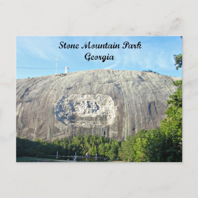 Stone Mountain Park, Georgia Vykort (Framsida)
