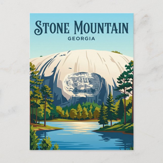 Stone Mountain Park USA Vykort (Framsida)