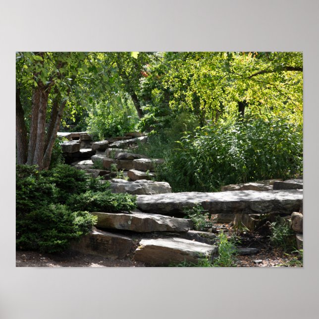 Stone Pathway in Nature Poster (Framsidan)