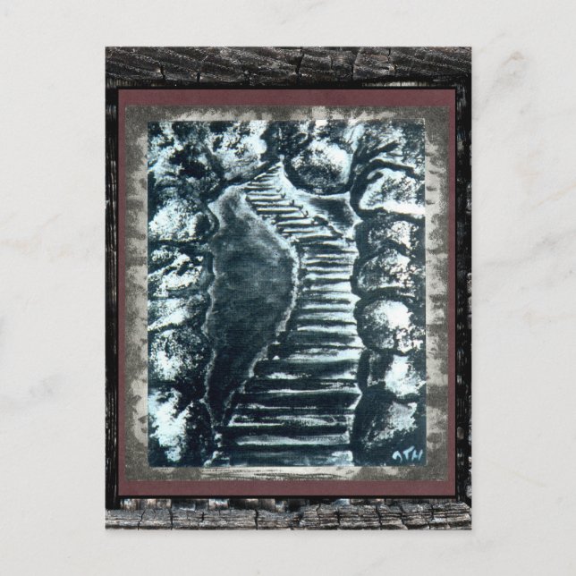 Stone Pathway Vykort (Framsida)