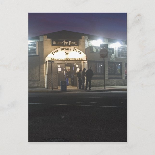 Stone Pony Asbury Park Jersey Shore Vykort (Framsida)