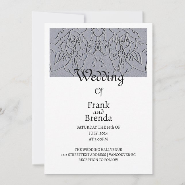 Stone Ro-inbjudan Inbjudningar (Framsida)