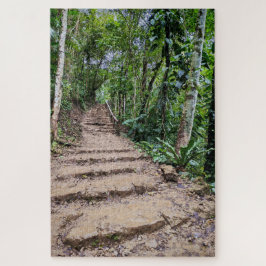 Stone Steps Through Green Pussel