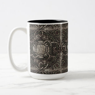 Stone Struktur Celtic Knot Coffee Mugg