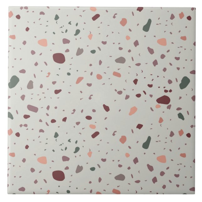 Stone Terrazzo Kakelplatta (Framsidan)