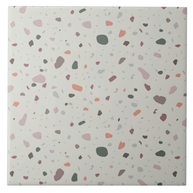 Stone Terrazzo Kakelplatta (Framsidan)