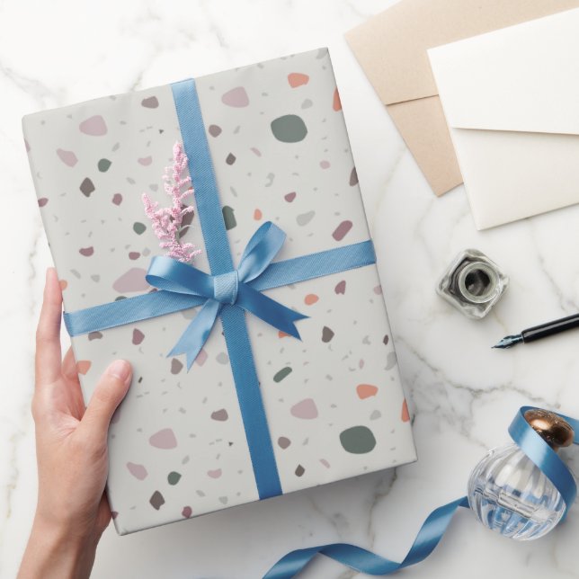 Stone Terrazzo Pattern  Presentpapper (Gifting)