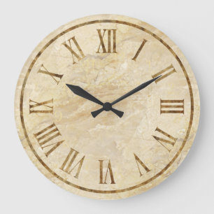 Stone Titta romerskt numeriskt köksskåp Stor Klocka