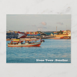 Stone Town, Zanzibar Afrika Postcard Vykort