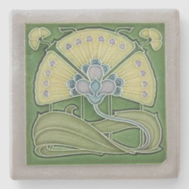 Stone Underlägg - Antique Art nouveau