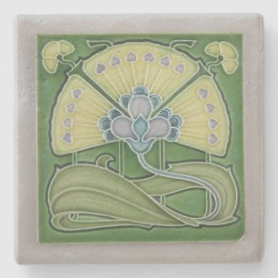 Stone Underlägg - Antique Art nouveau