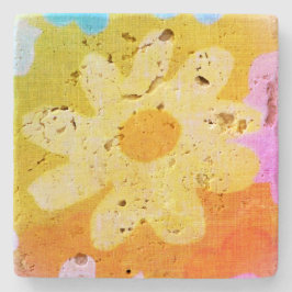 Stone Underlägg blomman stil design