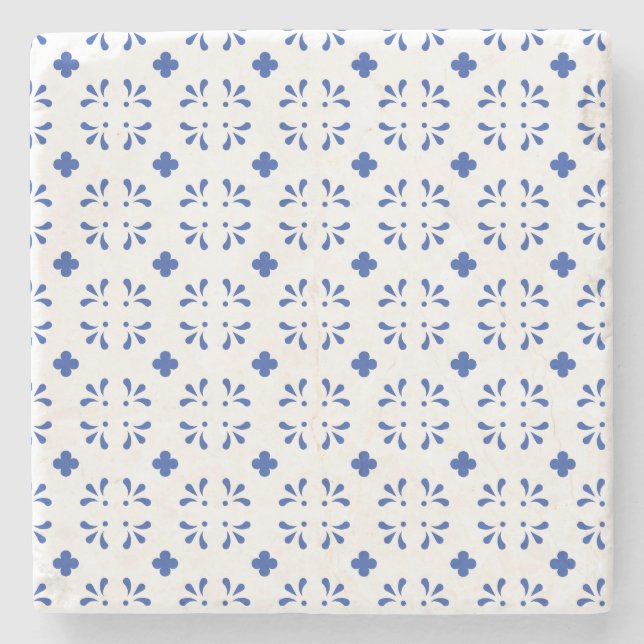 Stone Underlägg Blue White Delft Chinoiserie Chic (Framsidan)