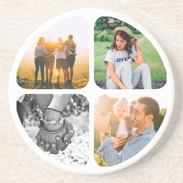 Stone Underlägg dina 4 foton (Framsidan)