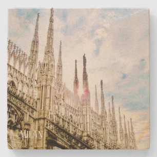 Stone Underlägg Duomo i Milano, Italien