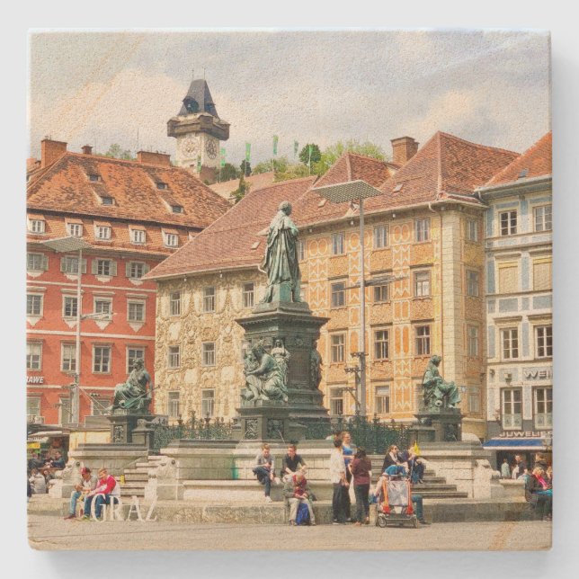 Stone Underlägg Graz, Österrike (Framsidan)