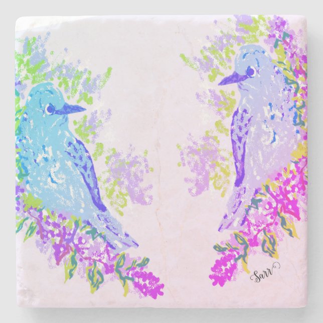 Stone Underlägg: Kanarieöarnas skönhet Stenunderlägg (Framsidan)