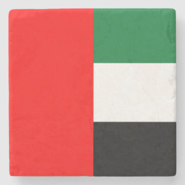 Stone underlägg med Flagga av UAE
