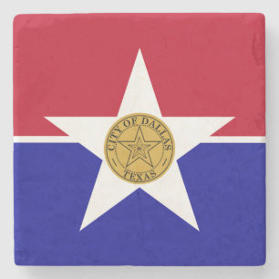 Stone underlägg med Flagga Dallas