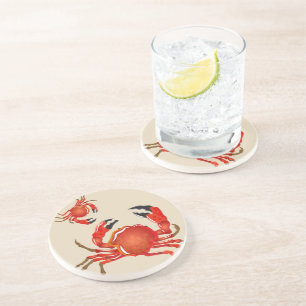 Stone Underlägg Red Crabs Stone Underlägg