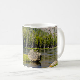 Stone vid Madison River Coffee Mugg