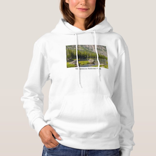 Stone vid Madison River T Shirt (Framsida)