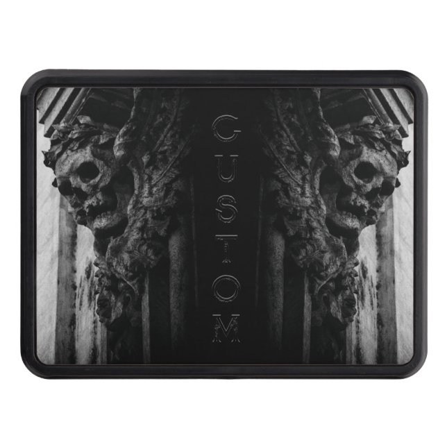 Stone Vingar Skull Dragkroksskydd (Framsidan)